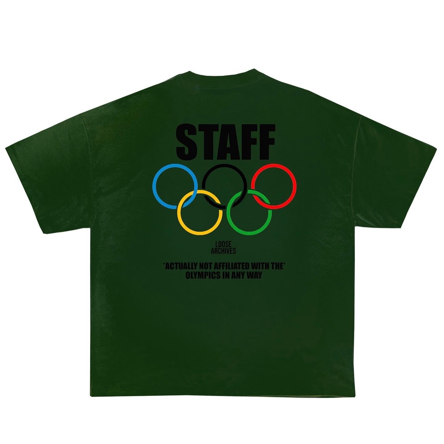 OLYMPIC STAFF TEE IN GREEN