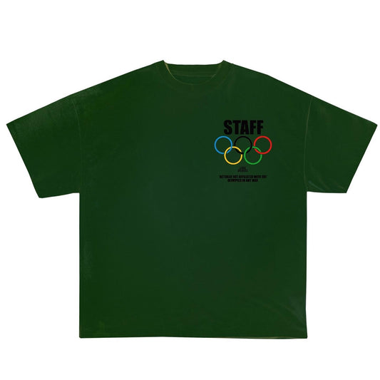 OLYMPIC STAFF TEE IN GREEN